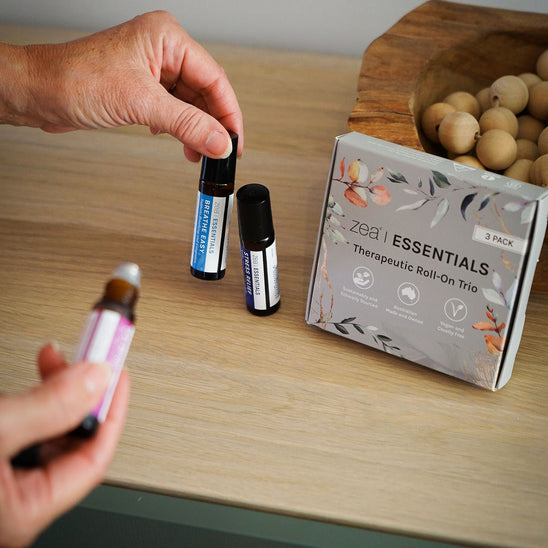 Therapeutic Essential Oil Roll On Trio [Gift Pack]
