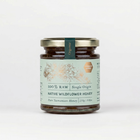 Flinders Island Native Wildflower Honey - 100% Raw, Botanical Blend
