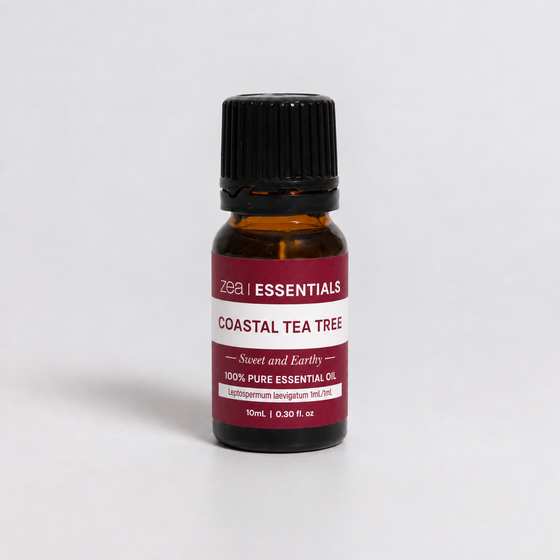 Coastal Tea Tree Essential Oil 10mL bottle, front view