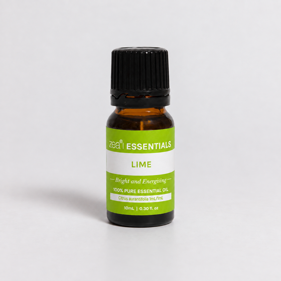 Lime Essential Oil 10mL bottle, front view